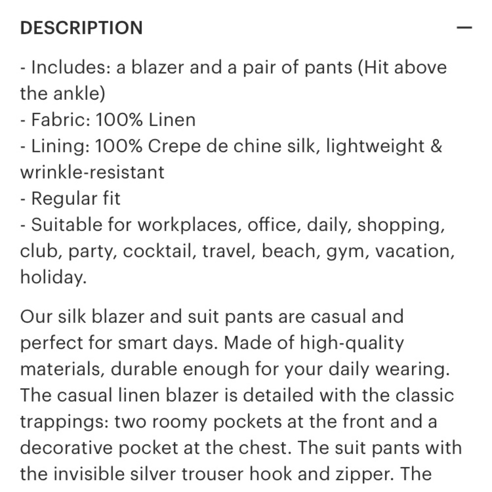 Linen pants in light coffee - Picture 8 of 9